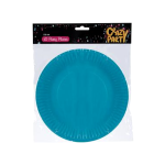 Party Plates 10's - Blue 23cm